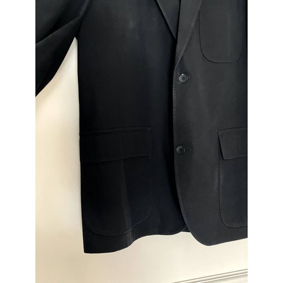 Lacoste Men's Black Blazer Jacket Two Button Closure Size 50/4 D51 - Picture 6 of 16